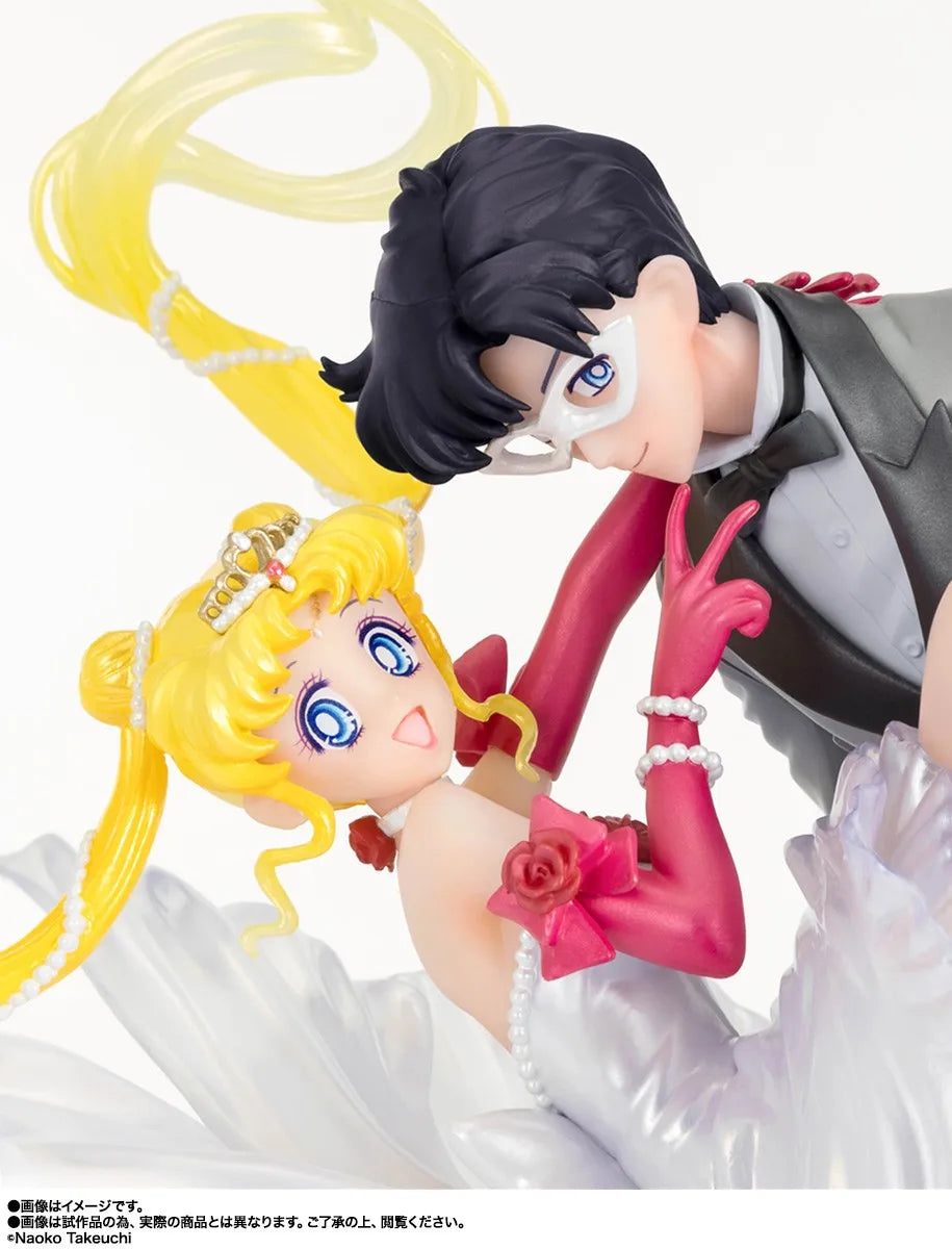 In Stock Genuine BANDAI Figuarts Zero Chouette Sailor Moon Moonlight Glow Edition Rabbit Tuxedo Mask Figure Anime Action Model