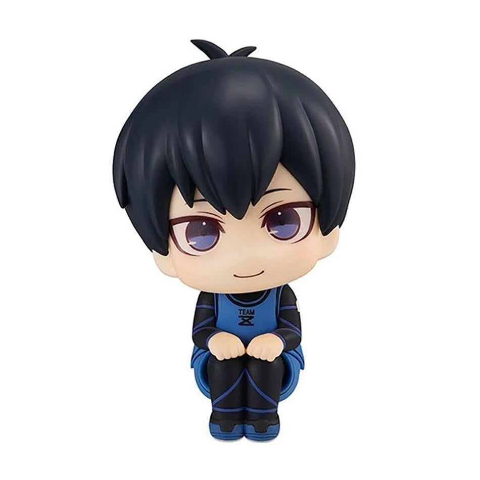 10cm Blue Lock Look Up Q Version Isagi Yoichi Bachira Meguru Chigiri Hyoma Nagi Seishiro PVC Action Figure Model Toys Kids Gifts