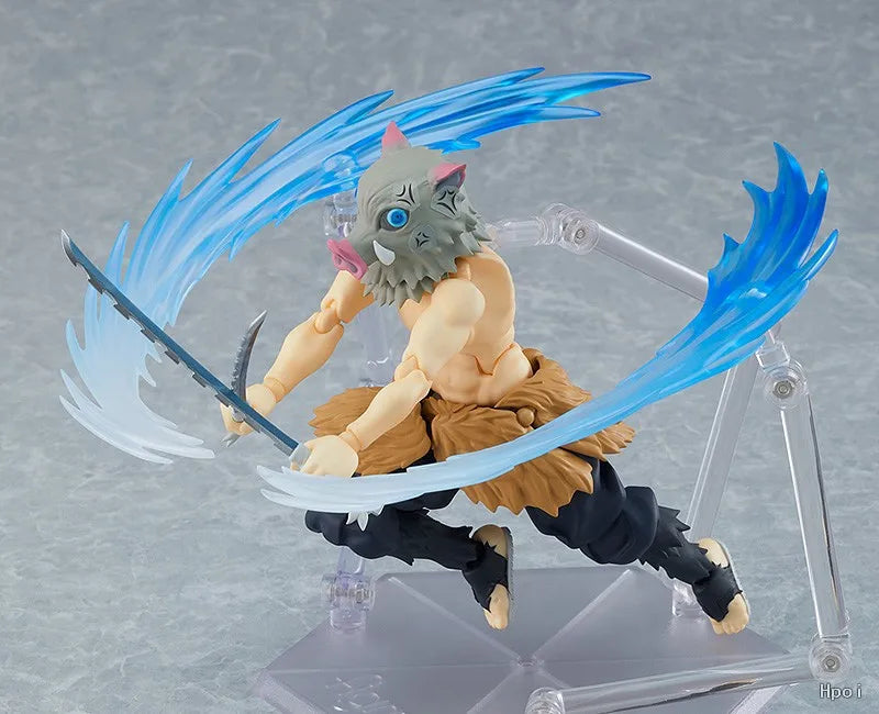 【In Stock】Original Max Factory GSC Figma 533 DX Demon Slayer Kimetsu No Yaiba Hashibira Inosuke Figure Toy Gift