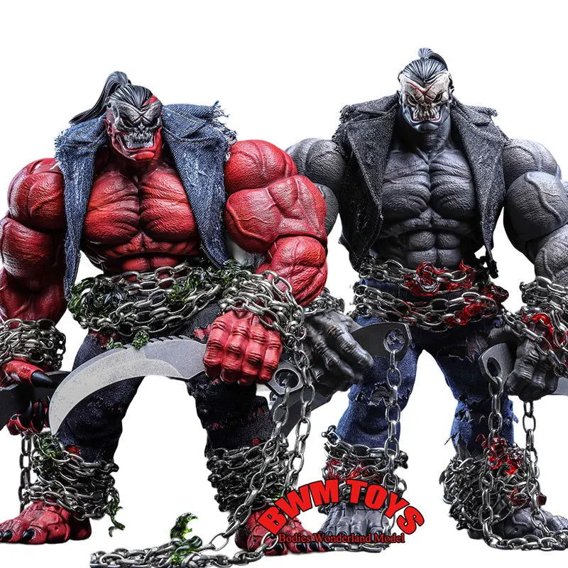 In Stock AXYTOYS 1/12 Scale Devil Orcs Red Version Grey Version 6Inch Movable Soldier Action Figure Doll Collection