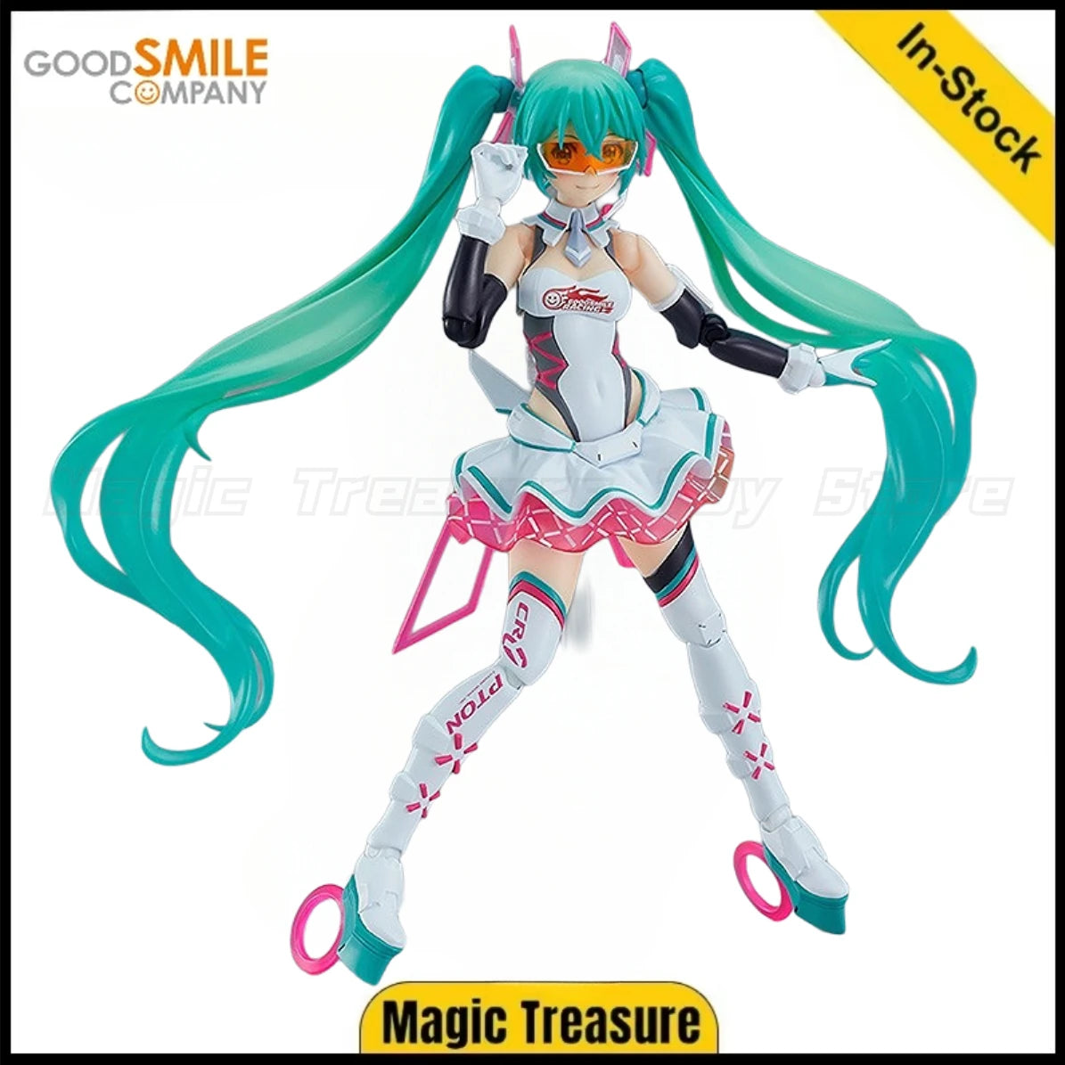 【In Stock 】Original GSC GT Plan Racing Future 2021 Figures Animation Ornaments Gifts  Figma SP-138 Hatsune Miku