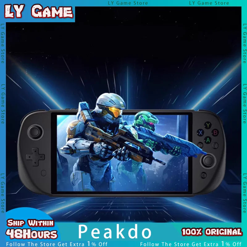 PeakDo 2025 120Hz 0-latency Handheld Home Console Wireless Portable Handheld Gaming Console For Switch/Steam/PC/PS5/XBOX
