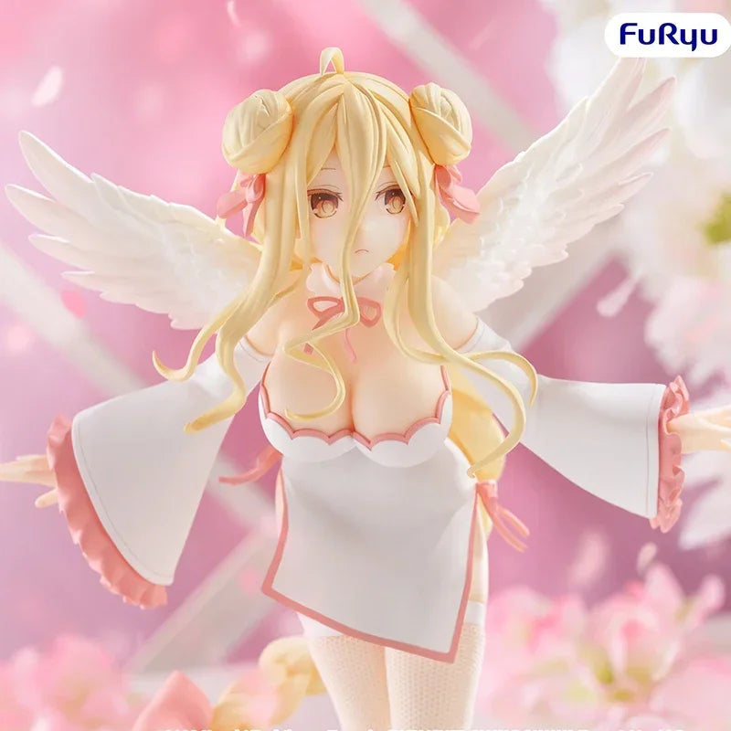 FuRyu Date A Live V BiCute Pure Figure Set Mukuro Hoshimiya & Tohka Yatogami Angel Ver. Collectible Toys Desktop Decor Ornaments