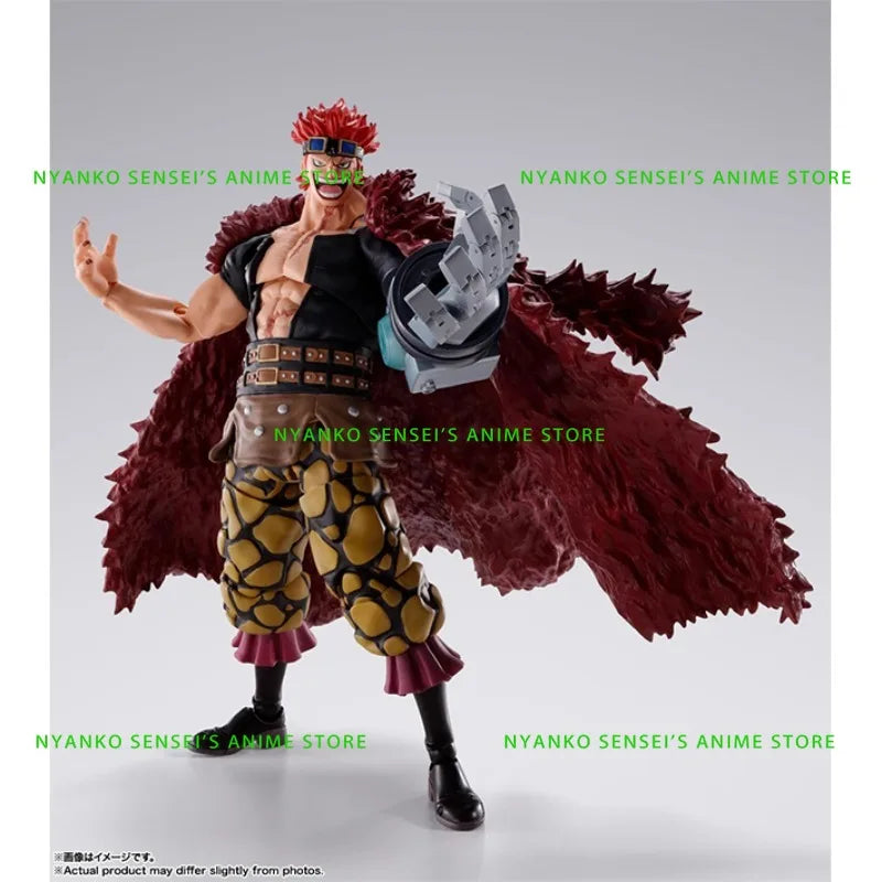 In Stock Bandai SHF One Piece Eustass Kid Onigashima Raid Action Figure Anime Models Toy Doll Gift Hobby Collectible