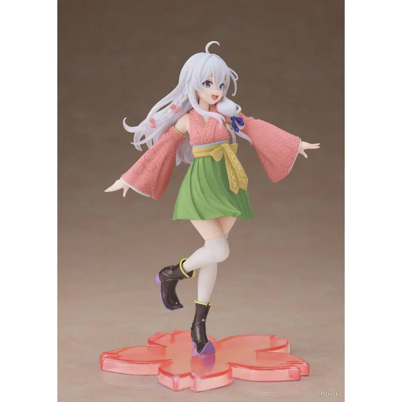 Taito Coreful  Witch's Journey Elaina Sakura Kimono Peripheral Ornaments Trendy Play Bandai Banpresto Action Figures Anime Model