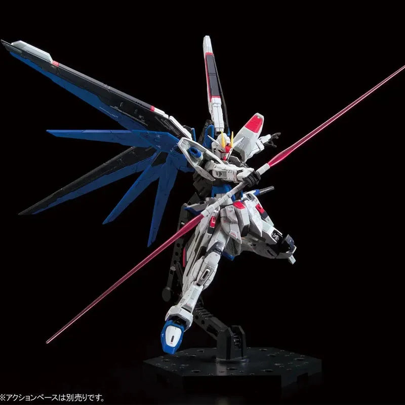 Bandai Original Genuine RG Base Limited 1/144 ZGMF-X10A Freedom Gundam Ver.GCP Anime Model Toys Action Figure Gifts Collectible