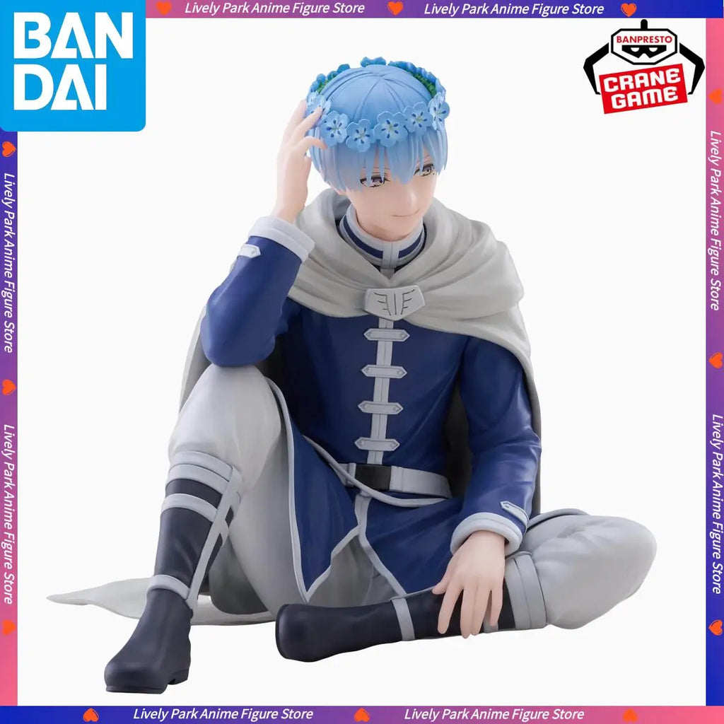BANDAI Original Frieren: Beyond Journey's End ESPRESTO Flower Crown Himmel Action Toy Figures PVC Model Doll Kids Christmas Gift