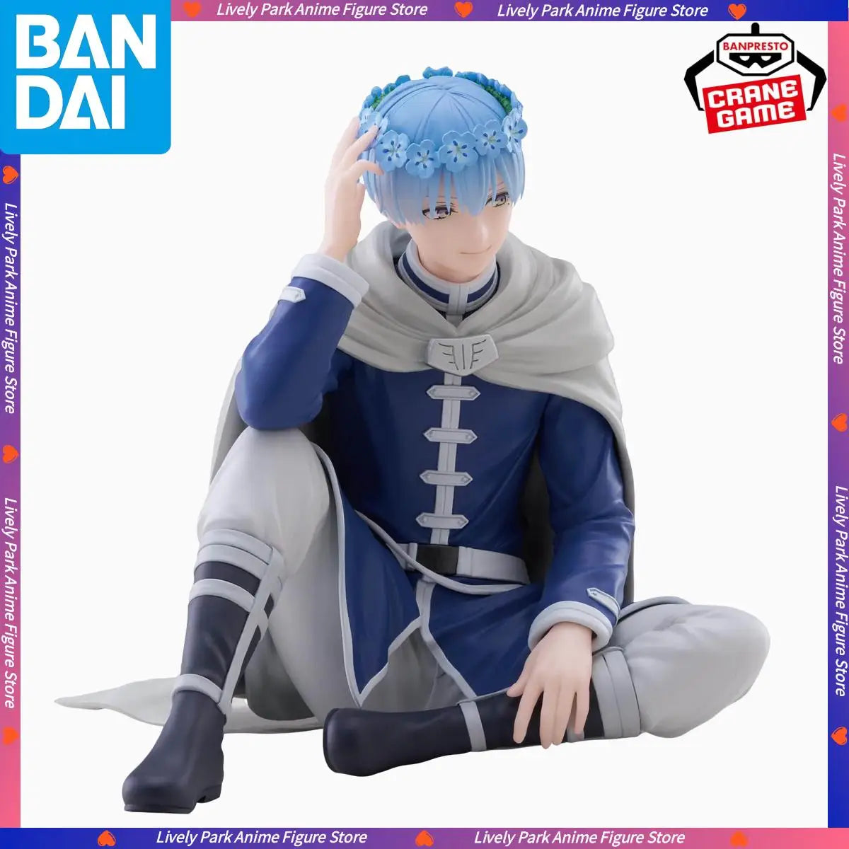 BANDAI Original Frieren: Beyond Journey's End ESPRESTO Flower Crown Himmel Action Toy Figures PVC Model Doll Kids Christmas Gift
