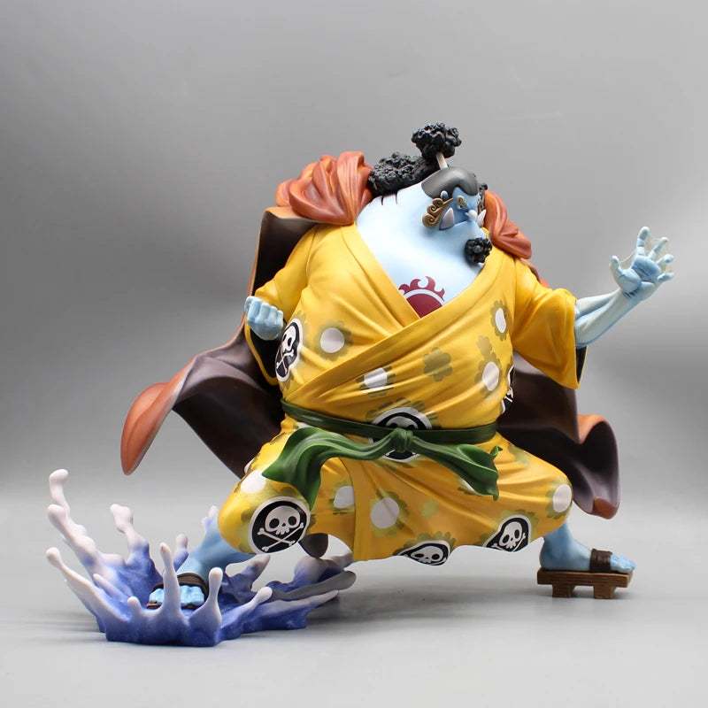 Anime One Piece Jinbe Figurine GK Oka Shichibukai Jinbe Action Figures 26cm PVC Collection Model Toys Birthday Children Gift