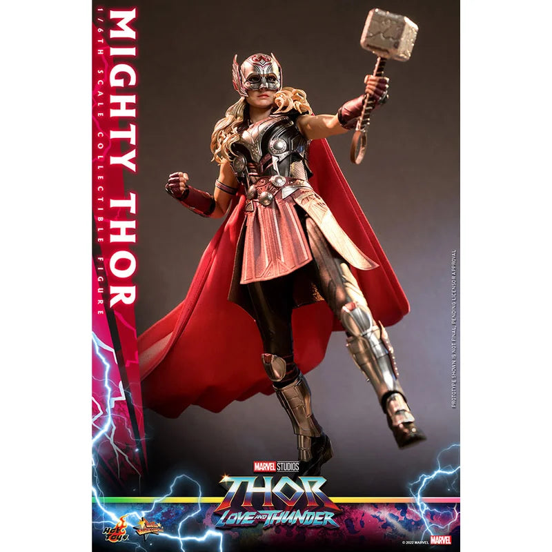 Original HotToys HT MMS663 Thor Love and Thunder 1/6 Mighty Thor In Stock Anime Action Collection Figures Model Toys