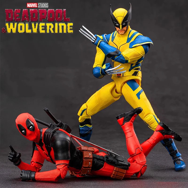 Нов ZD Toys Дедпул и Върколак Модел 7 инча 1/10 Екшън Фигурки Върколак Модел Дедпул Marvel Супергерои Колекция Модел Подаръчен