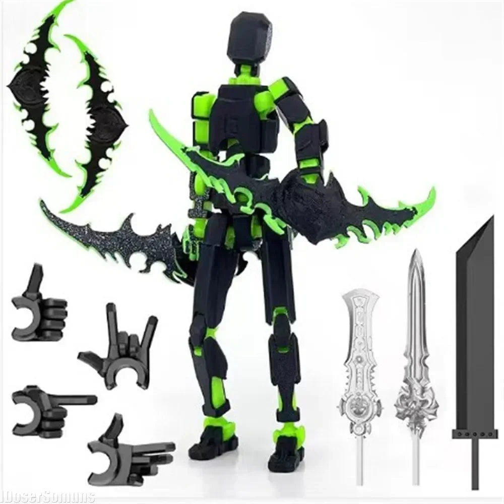 3D Printed Toys Action Figures DIY Mannequin Decompression Dummy 13 Figure Movable Shapeshift Robot Toys for Boy Gifts 2025 New