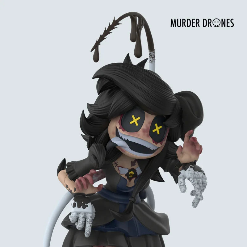 Murder Drones Cyn AniMEGAZ Anime Figure Original PVC Collectible Model New Villain Merch Cute Toy Kawaii Gift Desktop Decoration