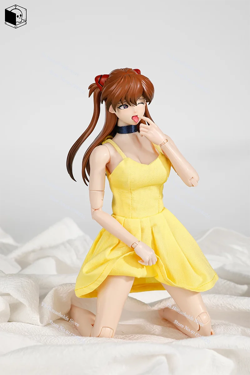 Skull Box Toys 1/6 Asuka Langley Soryu Ayanami Rei Anime Girl Cloth Action Figure EVA Fans Collectible 12" Soldier Model Doll