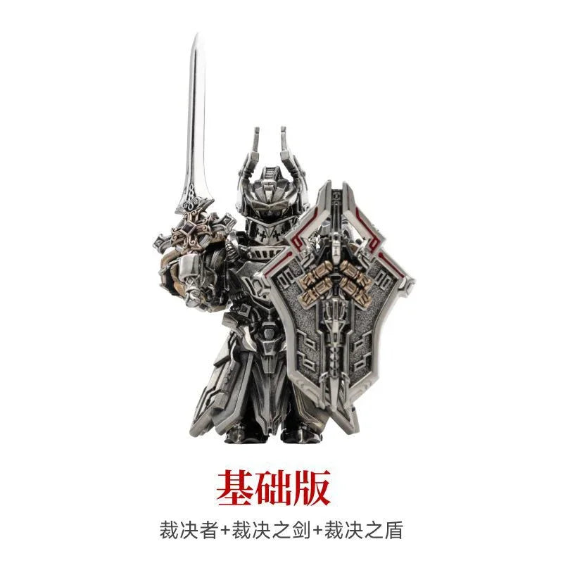 Magnetic Detachable Mech Arbiter Armor Seraph Knights Templar MOC Building Blocks Delicate Metal Figurine Ornament Bricks Toys