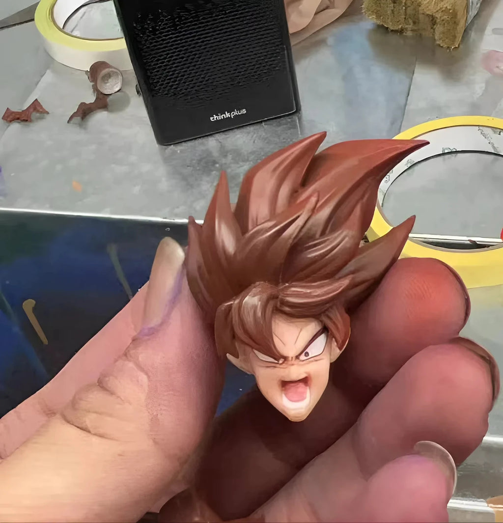 E&C Studio Action Figures Dragon Ball Z Shf Super Saiyan Son Goku Blue Kaioken Battle Damage 3.0 Body Ec Studio Model Toys Gifts