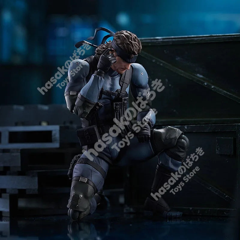 Low Price in Stock MAX Factory Original Box FIGMA 645 Solid Snake MGS2 Ver. Action Figure Model Gift for Kid Foam Box Packaging