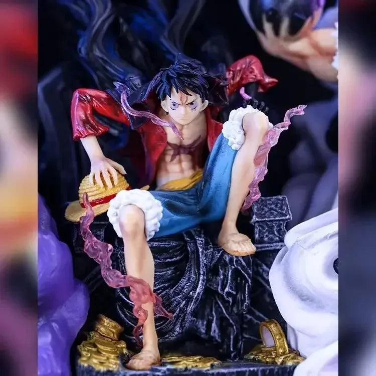 48cm ONE PIECE Figure Monkey D. Luffy Novel Toys for Boys Model Children Collection Desktop Display Kids Action Figure Gift Toys