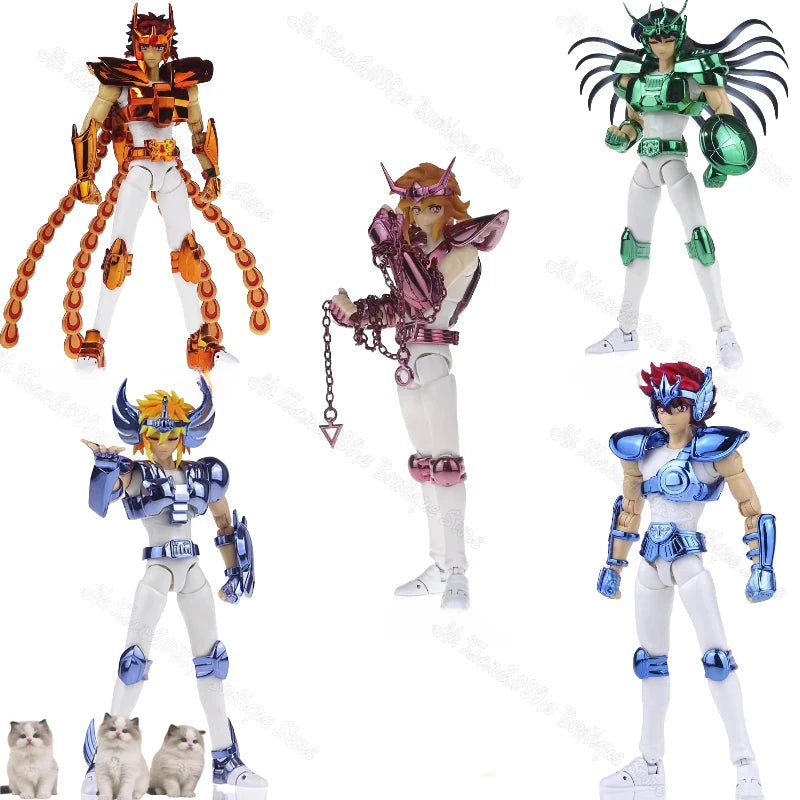 MMD-Modell Saint Seiya Myth Cloth Pegasus Seiya Dragon Shiryu Cygnus Hyoga Andromeda Shun Phoenix Ikki Actionfigur