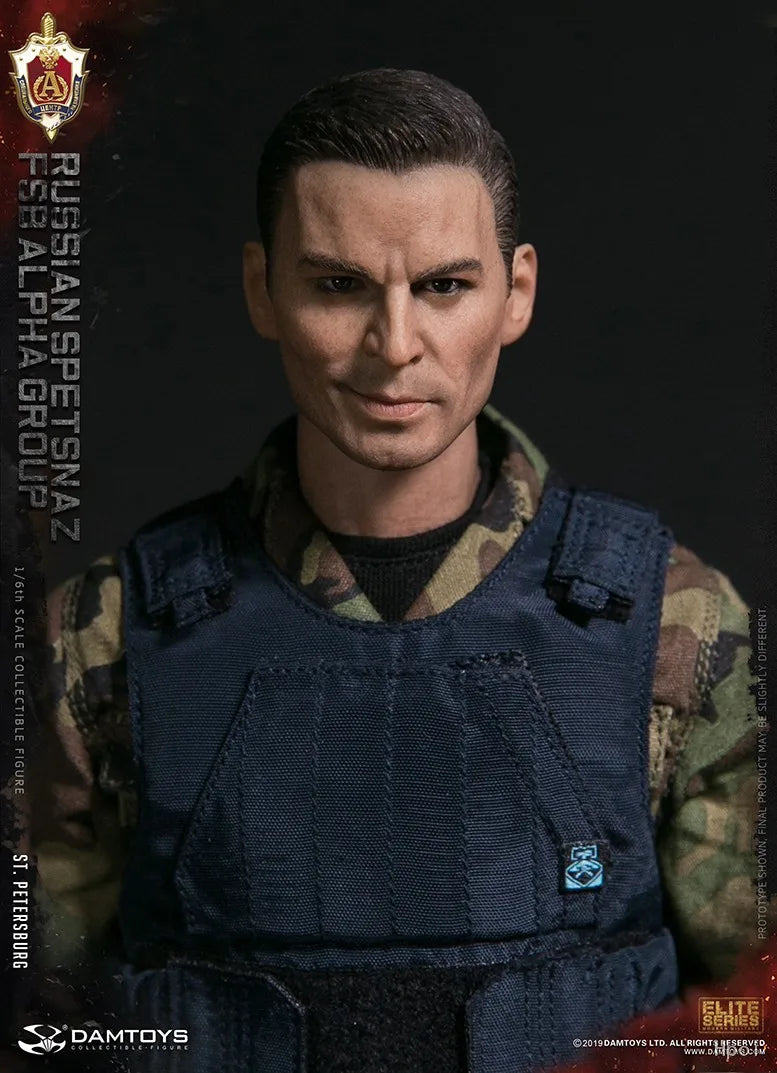 【MT】DAMTOYS NO.78071 RUSSIAN SPETSNAZ FSB ALPHA GROUP St.Petersburg 1/6 Action Figure Model Toy Gift
