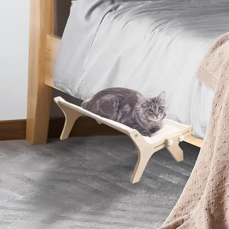 Cat House Window Perch Cat Window Resting Seat Easy Washable Fabric Hammock Hanging Bed Sleep Seat for Feline Naptime