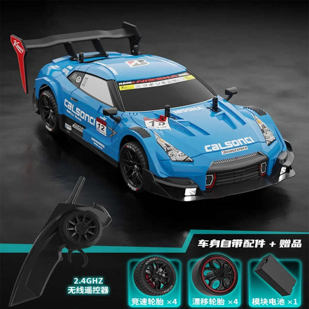 Rhino GTR V2 2.4G 4WD RC състезателна кола за офроуд дрифт за деца - електронна играчка за хоби