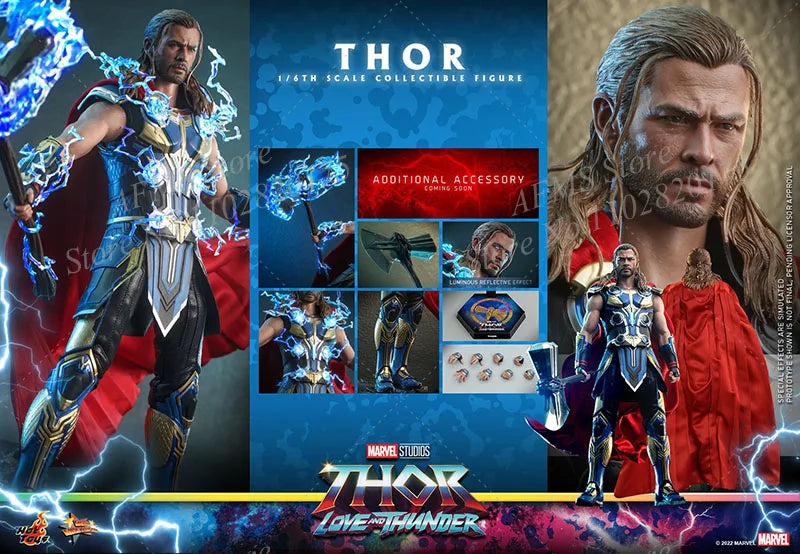 HOTTOYS HT MMS656/655 1/6 Scale Collectible Figure Chris Hemsworth Thor: Love and Thunder Full Set 12Inch Men Soldier Model