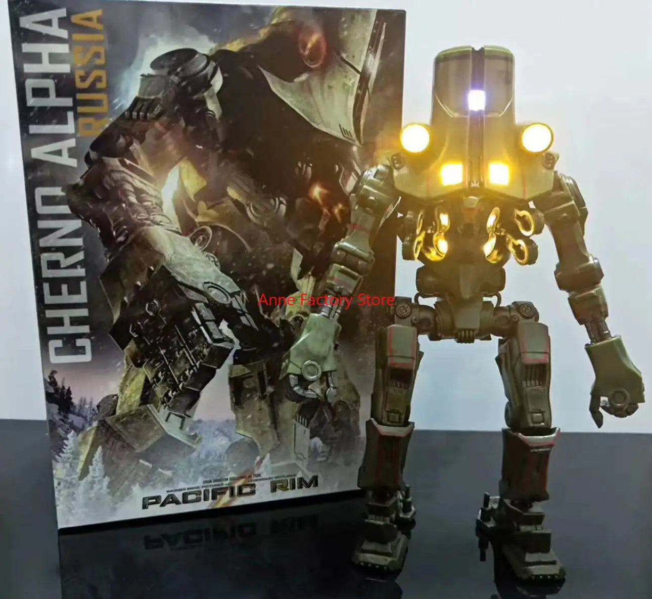 Spot  NOW Light 20CM Emit NECA Figure Pacific Crimson Typhoon Gipsy Danger Cherno Alpha Model Toys Rim Collection Doll Gift