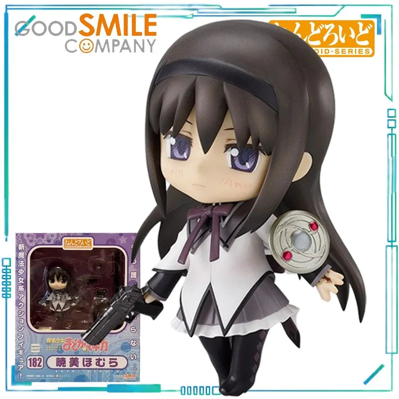 GSC Genuine NENDOROID Series PUELLA MAGI MADOKA MAGICA 182. 208 Xiaomei Flame. 175 Deer Eyes Round Fragrance Mobile Model Toy