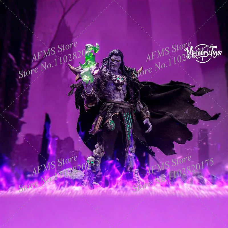 Memory Toys 1/12 Scale Collectible Figure Adventurer World Undead Warlock Baron Salman Demon Devil 6inch Action Figure Model