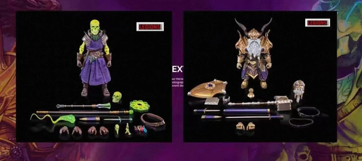 Four Horsemen Mythic Legions 1/12 Action Figure LegionsCon 2025 Exclusive Scaphoid The Warrior The Churel Sir Valgard Anime Toy