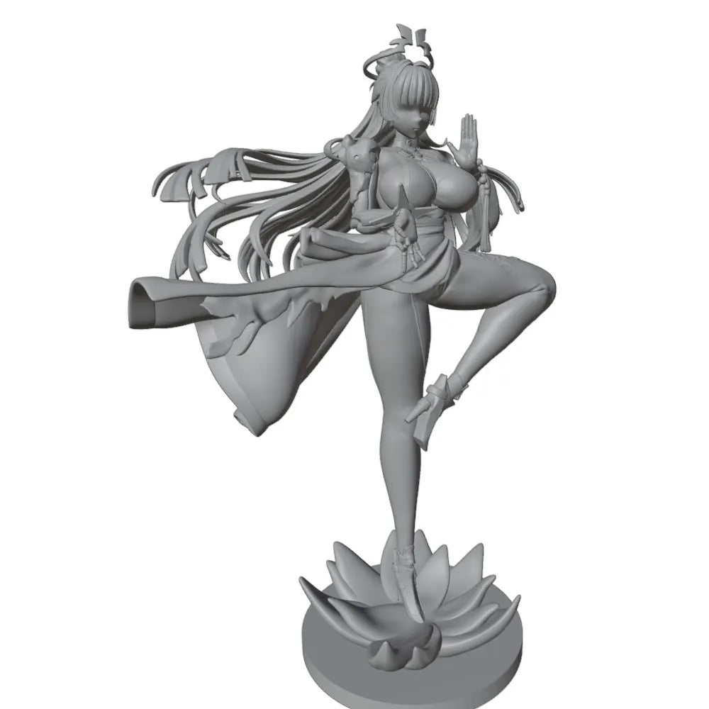 75mm100mm120mm150mm Anime Character Statue GK Miniature 3D Printed Gray Model Figurine DIY Doll Model Unassembled And Unpainted