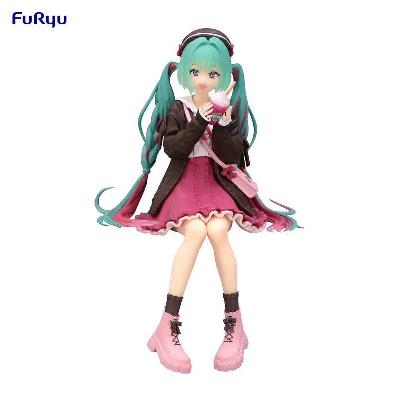 В наличност FuRyu SEGA TAiTO Hatsune Miku PVC серия Hatsune Miku кукла 14-18CM аниме екшън фигурки модел колекция играчка