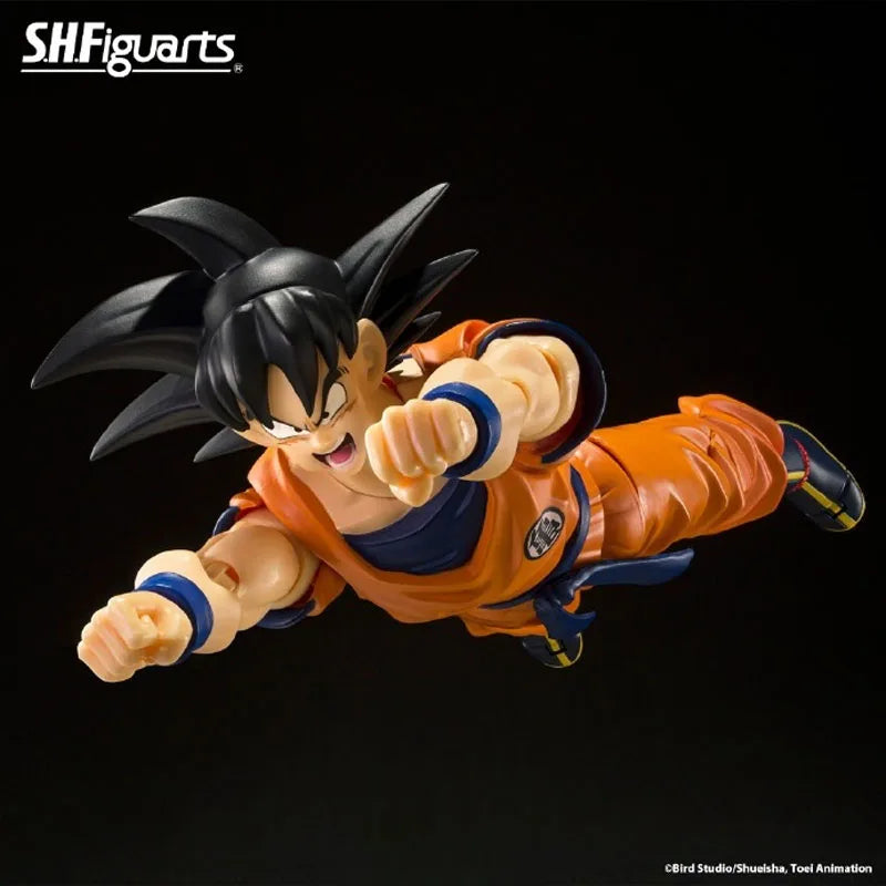 Brand new In Stock BANDAI Original Box Figuarts DRAGON BALL THE LOWEST BOAN SATYAN SON GOKU Action Figure Model Toy Gift for Kid