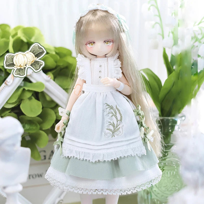 1/8 Mjd Movable Doll Girl Body Series 21cm Trendy Anime Figurines Collectable Girlheart Toys Ornaments Gift