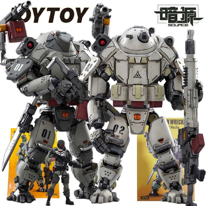 JOYTOY Original Dark Source Original Series Mech Iron Skeleton 01 Assault Mech and Iron Skeleton 02 Tactical Mecha Mech Products