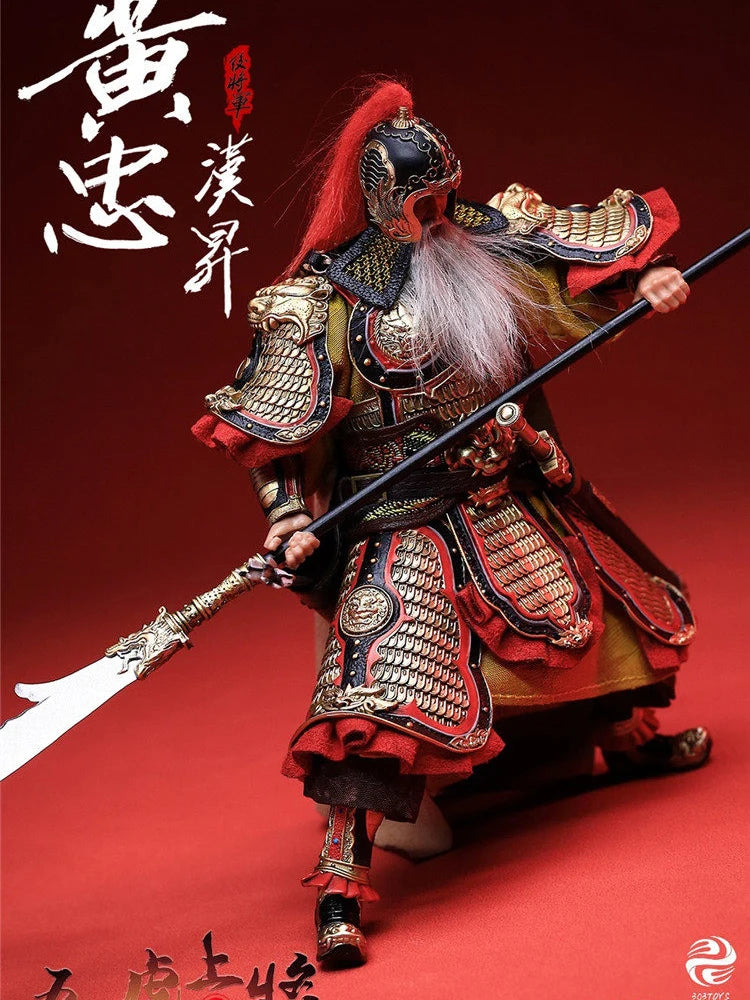 303toys 1/12 SG005 Elder General Huang Zhong SG002 Combat Leader Zhao Yun Armored 6inch Cloth Action Figure Collection Gifts