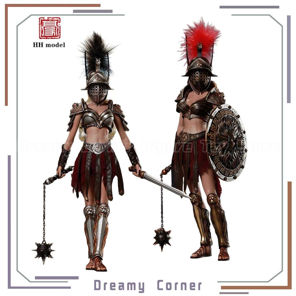 【In Stock】HHMODEL HAOYUTOYS HH18014 HH18015 Imperial Legion Female Warrior Black Red 1/6 Action Figure Model Collection Ornament