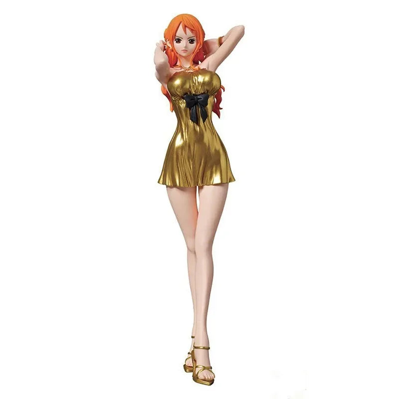 1pcs Piece beautiful Branpresto SC SCultures Jeans Nami Figure 17CM PVC Action Figure Toys