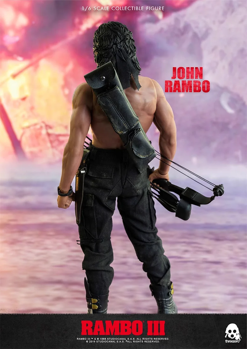 Original Threezer 3A 1/6 3Z0169 Rambo III Rambo John Rambo Action Figure Model Toys 12 inch collectible scene ornament gift