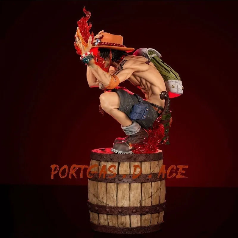 Фигурка One Piece Ace Limited GK - статуетка AO, аниме периферия, модерна играчка, декорация за настолни компютри, идеален подарък за колекционери и фенове.