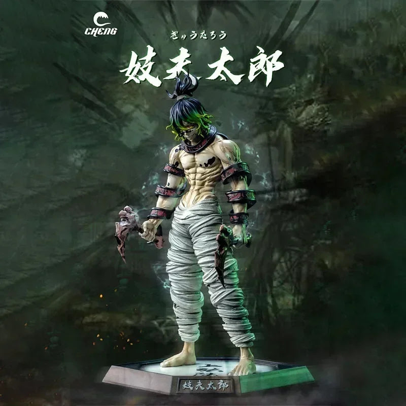 Фигурки за убиец на демони Кокушибо, екшън фигурка, батерия, луминесценция, ожесточена битка, PVC модел, Tsugikuni Yoriichi, фигурка, колекция от играчки