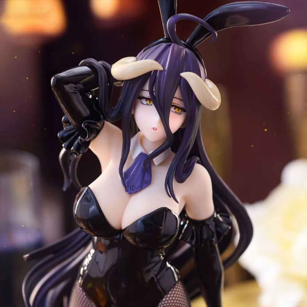 Albedo Anime Figur Shalltear Bloodfallen Figur stehende Pose Albedo Actionfigur Bunny Girl Modell Puppe Spielzeug Sammlung Geschenk