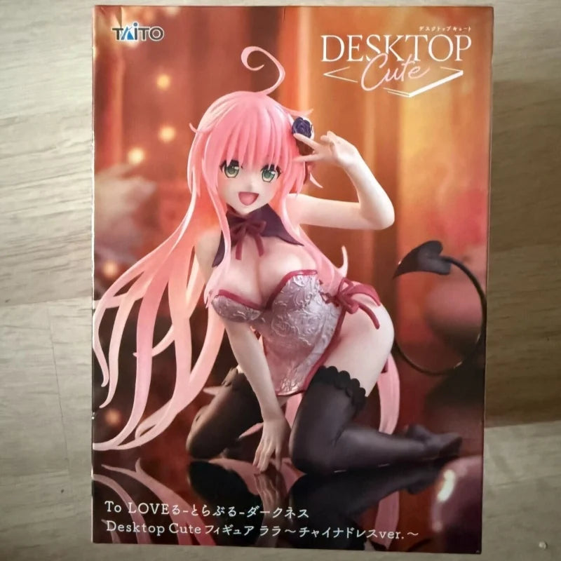 TTaito To Love Ru Darkness Lala Satalin Deviluke 13cm Chinese Dress Desktop Cute Anime Figure Model Toy Gift In Stock