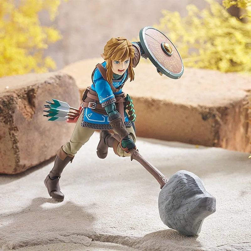 In Stock MAX Factory Original FIGMA Tears of the Kingdom GANONDORF LINK DX Action Figure Model Gift for Kid Foam Box Packaging