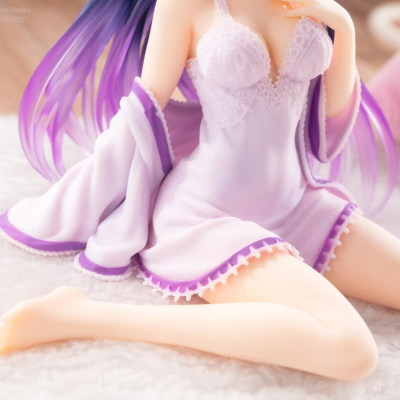 10 cm Anime DATE A LIVE Figur Yatogami Tohka Pyjamas Sitzende Pose Aciton Figur PVC Modell Spielzeug Modell Statue Sammlung Kinder Geschenk