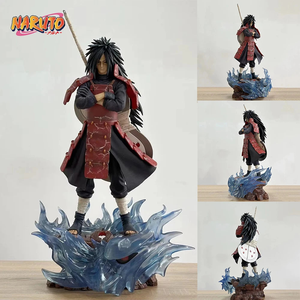 42 cm Uchiha Madara Figur Naruto Shippuuden GK Action Figur PVC Manga Statue Sammlung Ornament Modell Kind Weihnachten Spielzeug Geschenk