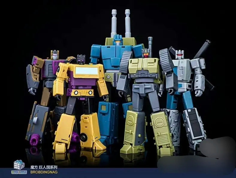In Stock Magic Square G1 Bruticus Onslaught Brawl Blast Off Swindle Vortex Movable Model Toys MS-TOYS MS-B51-55 5 in 1