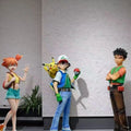 Pok é mon Pet Pok é mon No Print Edition Xiaozhi Xiaoxia Xiaogang Character Pikachu Statue Handmade Model Ornament