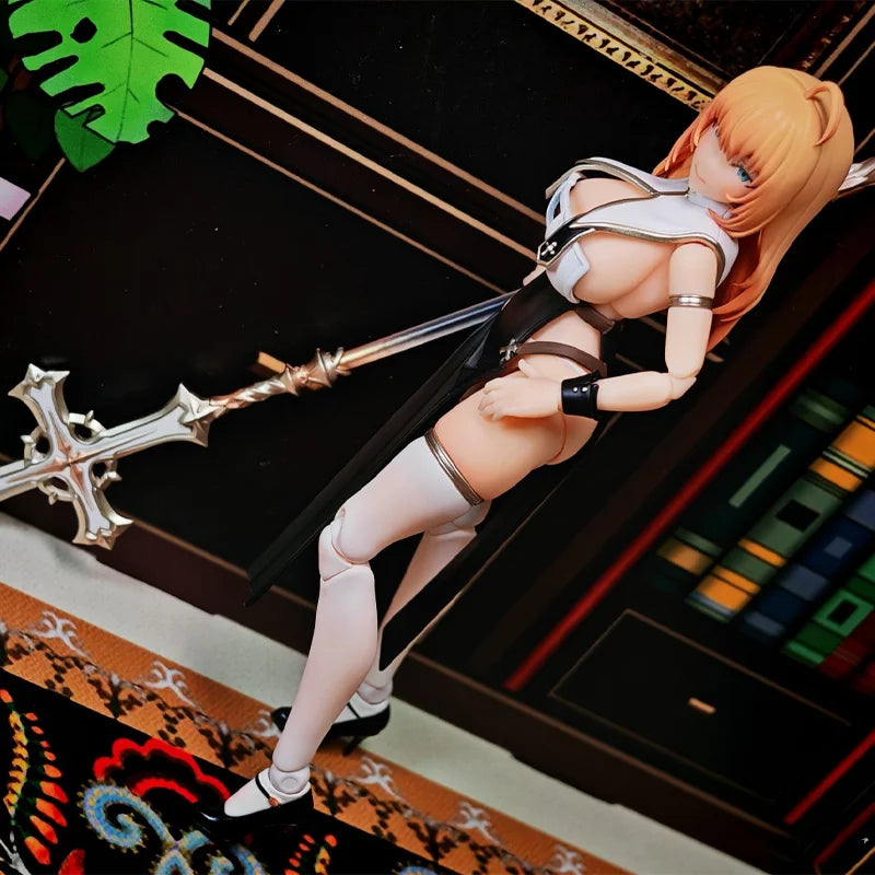 Snail Shell 1/12 Scale Nun Muse Ashto PVC Action Figure - RPG-02 Posable Anime Collectible Figurine Desktop Decor Gift